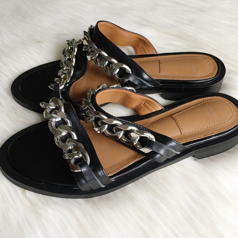 Givenchy Double Chain Flat Sandals - image 3